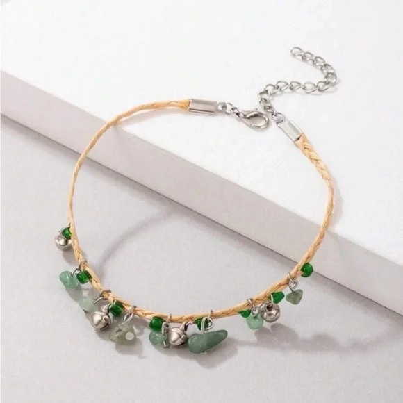 WOVEN ROPE ANKLE BRACELET - Picture 3 of 4